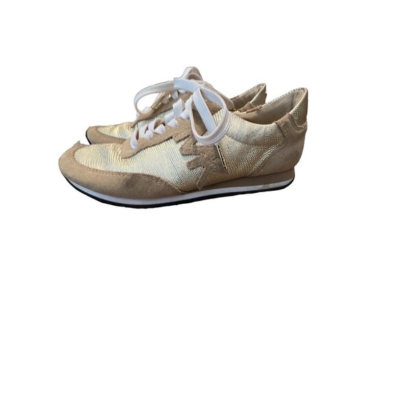 Michael Kors Metallic Women Leather/Suede Sneakers Size 6 - Picture 1 of 8